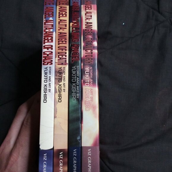 Battle Angel Alita Yukito Kishiro Anime Manga Books Set of 4 - Picture 5 of 6